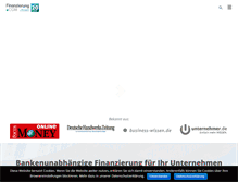 Tablet Screenshot of finanzierung.com